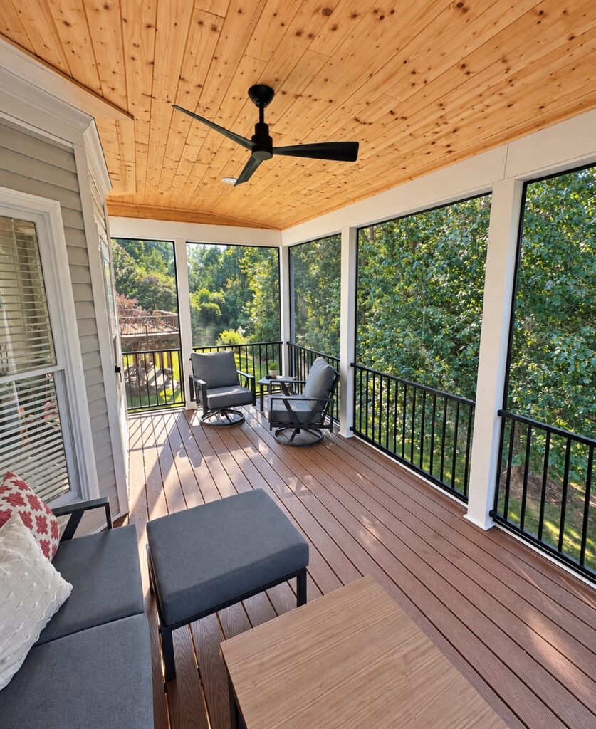 Screened Porch Addition in Mauldin, SC