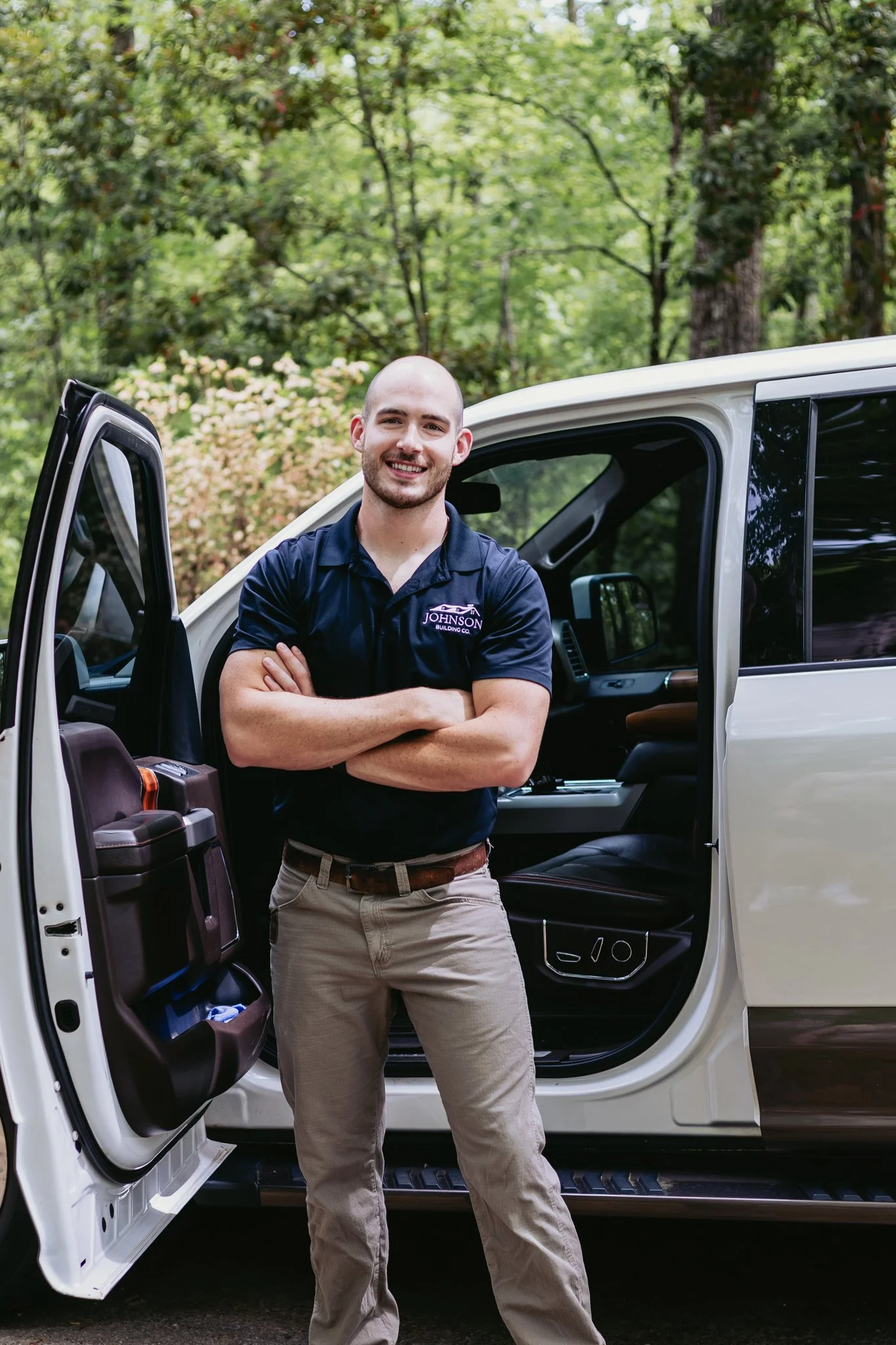 Caleb Johnson, owner of Johnson Decks & Porches